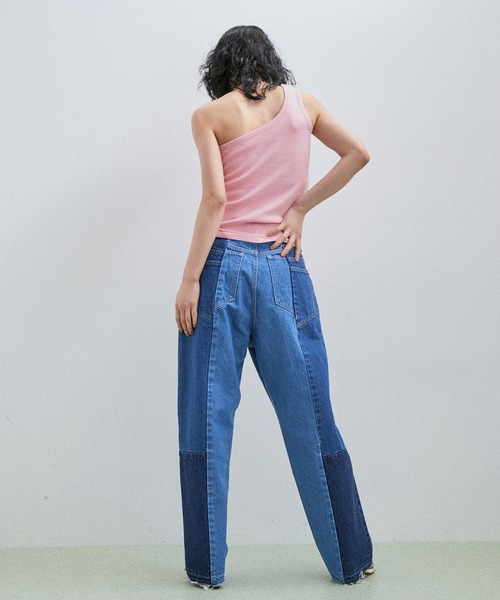 MILLER（ミラー）の「【Miller for ADAM ET ROPE'】Cup付ワンショルダー（タンクトップ・レディース・ブラック/ホワイト/ピンク・FREE）」の15枚目の写真