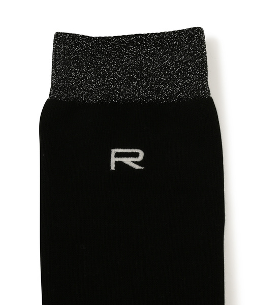 JUN&ROPE'(ジュンアンドロペ)の「【吸水速乾】RIBラメコンビニーハイソックス(ソックス/靴下・レディース・ブラック/グレー/ホワイト・FREE)」の6枚目の写真