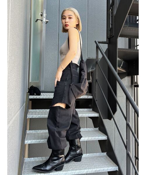 EMODA(エモダ)の「ドローストリングバックパック(バックパック/リュック・レディース・グレー/ホワイト/ブラック・FREE)」の13枚目の写真