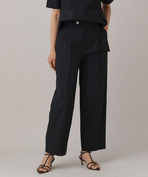 BARNYARDSTORM（バンヤードストーム）の「BARNYARDSTORM / 【撥水・接触冷感】セミワイド撥水パンツ（その他パンツ・レディース・ブルー/ブラック/グレイッシュベージュ・00/0/1/2）」の15枚目の写真