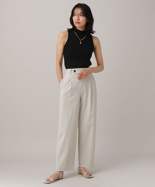 BARNYARDSTORM（バンヤードストーム）の「BARNYARDSTORM / 【撥水・接触冷感】セミワイド撥水パンツ（その他パンツ・レディース・ブルー/ブラック/グレイッシュベージュ・00/0/1/2）」の20枚目の写真