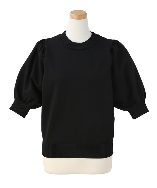 MIELI INVARIANT（ミエリインヴァリアント）の「Puff Knit Pullover（ニット/セーター・レディース・ブラック/アイボリー・FREE）」の21枚目の写真