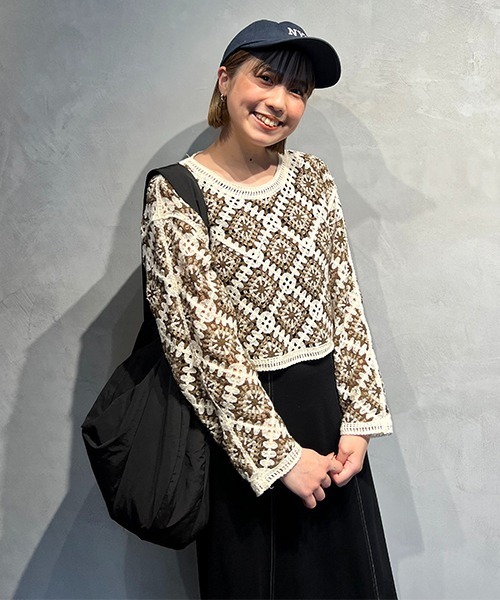 CREDONA(クレドナ)の「パデットショルダーBag(ショルダーバッグ・レディース・ブラック/アイボリー・FREE)」の9枚目の写真
