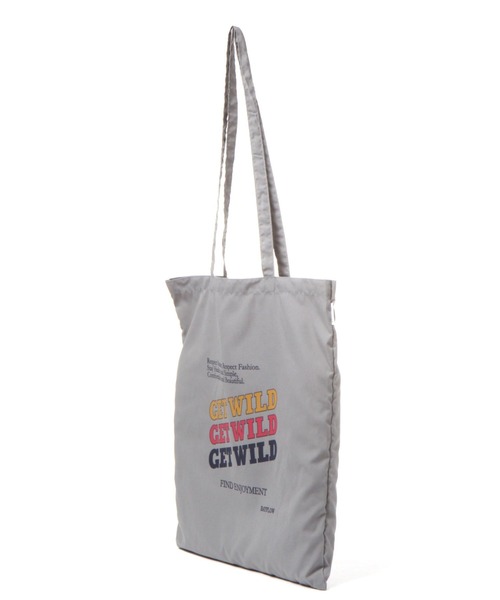 BAYFLOW（ベイフロー）の「[肩紐長めで肩掛けしやすい]BF TYPOトート（トートバッグ・レディース・パープル/ピンク/イエロー/ブルー/グリーン/グレー/スカイブルー/チャコール/サックスブルー・0）」の10枚目の写真