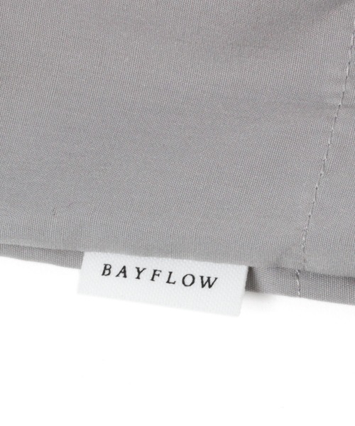 BAYFLOW（ベイフロー）の「[肩紐長めで肩掛けしやすい]BF TYPOトート（トートバッグ・レディース・パープル/ピンク/イエロー/ブルー/グリーン/グレー/スカイブルー/チャコール/サックスブルー・0）」の16枚目の写真