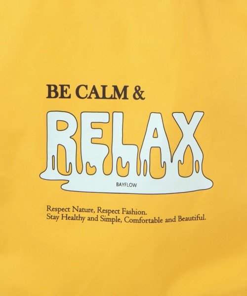 BAYFLOW（ベイフロー）の「[肩紐長めで肩掛けしやすい]BF TYPOトート（トートバッグ・レディース・パープル/ピンク/イエロー/ブルー/グリーン/グレー/スカイブルー/チャコール/サックスブルー・0）」の19枚目の写真