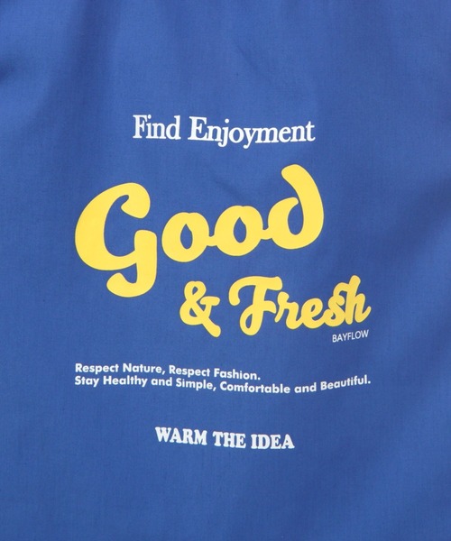 BAYFLOW（ベイフロー）の「[肩紐長めで肩掛けしやすい]BF TYPOトート（トートバッグ・レディース・パープル/ピンク/イエロー/ブルー/グリーン/グレー/スカイブルー/チャコール/サックスブルー・0）」の21枚目の写真