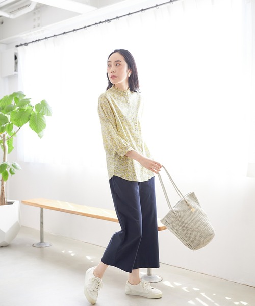 DECOY SINCE 1981(デコイシンスイチキュウハチイチ)の「【リバティ】プリントボリュームスリーブブラウス(シャツ/ブラウス・レディース・イエロー/ピンク・9号/11号)」の17枚目の写真