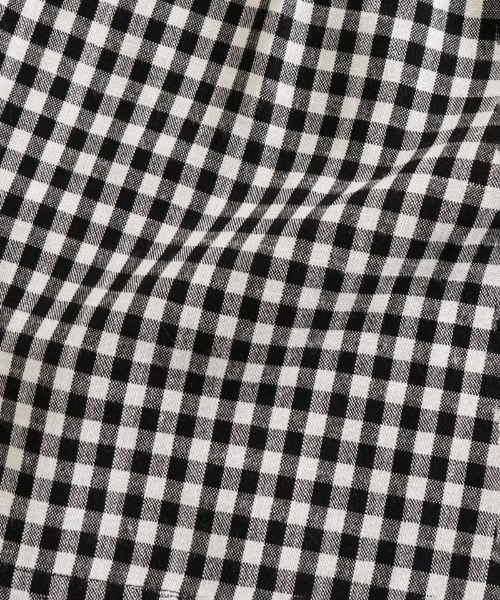 flower(フラワー)の「プレイフルチェックビスチェ(キャミソール・レディース・ブラック/ベージュ・FREE)」の6枚目の写真