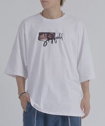 RE730 ビッグシルエットドルマンTシャツ セクシーなリッププリント