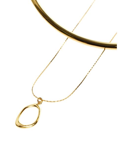 EMODA(エモダ)の「タンクボリュームネックレス(ネックレス・レディース・シルバー/ゴールド・FREE)」の6枚目の写真