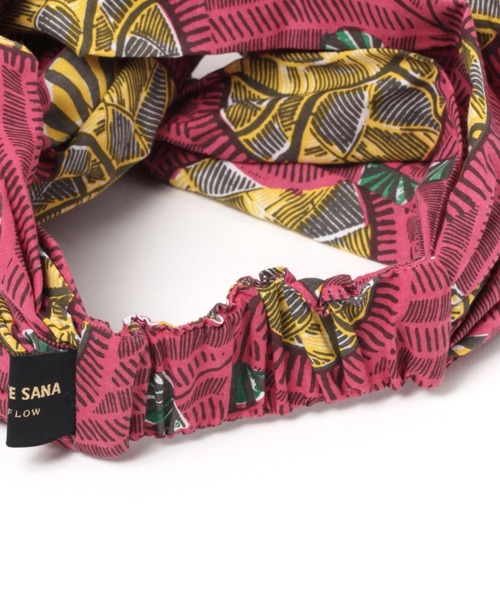 BAYFLOW（ベイフロー）の「[リゾートやフェスに!]【Asante sana】ターバン（ヘアバンド・レディース・ブルー/ピンク/レッド/イエロー・0）」の5枚目の写真