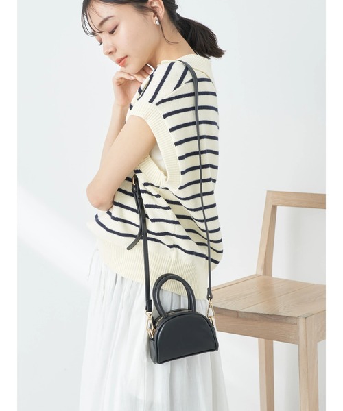 earth music&ecology（アースミュージックアンドエコロジー）の「miniminiボストンバッグ（エコバッグ/サブバッグ・レディース・ブラック/ブルーグリーン/イエロー/オフホワイト・FREE）」の14枚目の写真