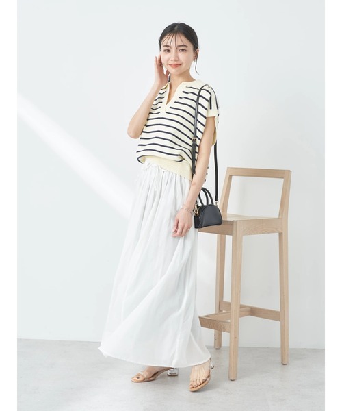 earth music&ecology（アースミュージックアンドエコロジー）の「miniminiボストンバッグ（エコバッグ/サブバッグ・レディース・ブラック/ブルーグリーン/イエロー/オフホワイト・FREE）」の12枚目の写真