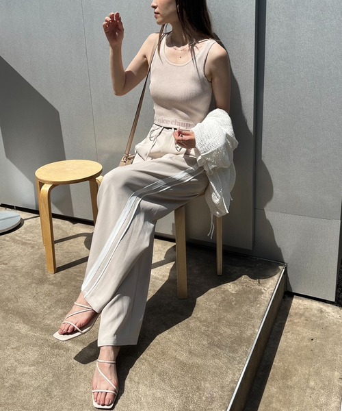 one after another NICE CLAUP（ワンアフターアナザーナイスクラップ）の「メッシュカーディガン（カーディガン/ボレロ・レディース・オフホワイト/アイボリー・FREE）」の10枚目の写真