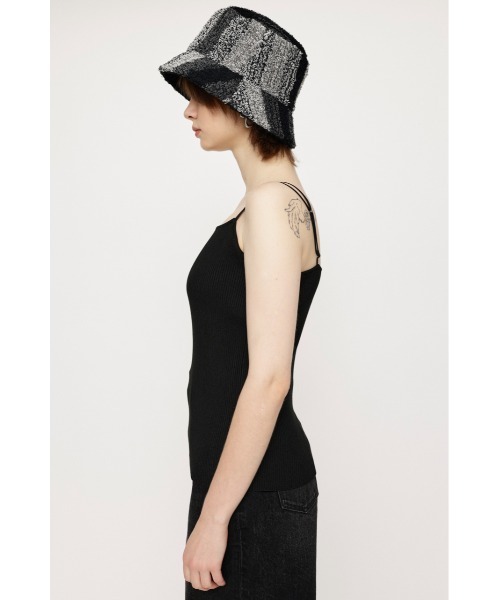 SLY(スライ)の「RIB STRAP CAMI リブ ストラップ キャミ(キャミソール・レディース・ブラック/オレンジ/マルチ/アイボリー/ダークグリーン・FREE)」の14枚目の写真