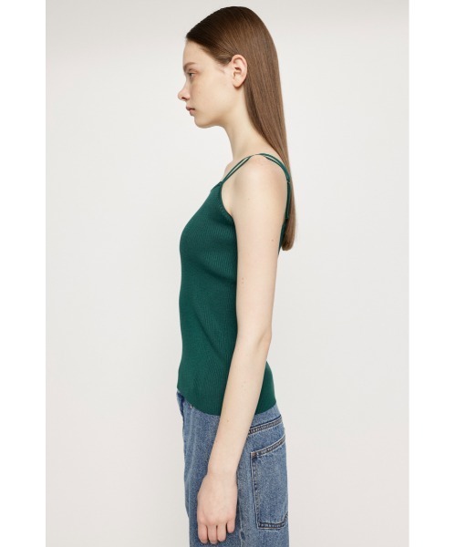 SLY(スライ)の「RIB STRAP CAMI リブ ストラップ キャミ(キャミソール・レディース・ブラック/オレンジ/マルチ/アイボリー/ダークグリーン・FREE)」の19枚目の写真