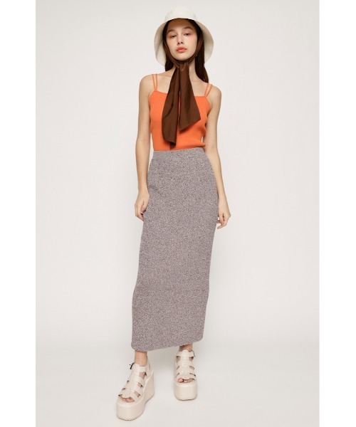 SLY(スライ)の「RIB STRAP CAMI リブ ストラップ キャミ(キャミソール・レディース・ブラック/オレンジ/マルチ/アイボリー/ダークグリーン・FREE)」の22枚目の写真