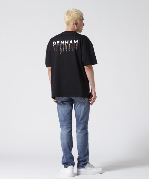 DENHAM カットソー DENHAM デンハム CUT THE LOGO TEE シザーロゴ Tシャツ 半袖T