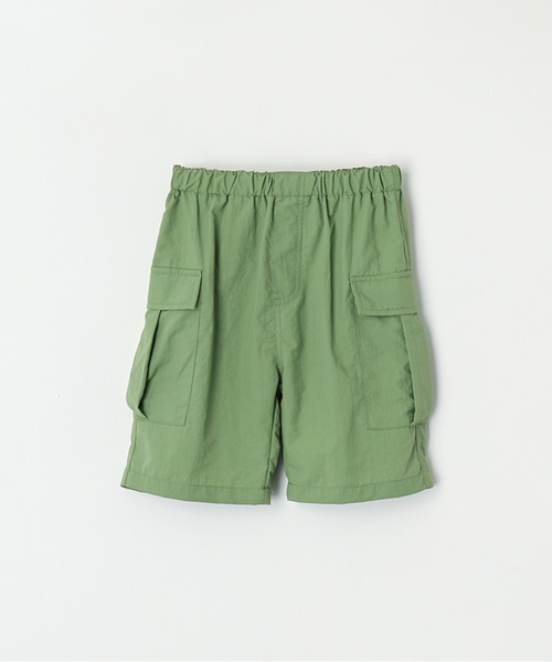 coca（coca）（コカ）の「キッズ　ワッシャーナイロンショートカーゴパンツ（カーゴパンツ・キッズ・マスタード/ブラック/ライトグリーン・110/120/130/140）」の3枚目の写真