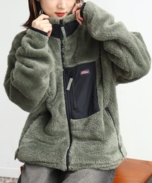 【GENUINE DICKIES/ジェニュインディッキーズ】シャギーボア スタンド ジップブルゾン