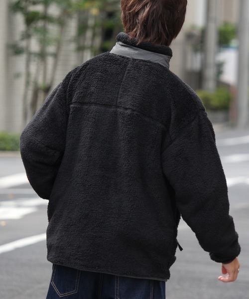 DIANTE 大きな色編みドッキングパフューブルゾン F ブラック DIANTÉ (ディアンテ)公式通販サイト