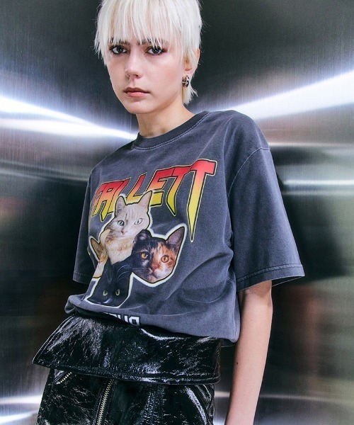 tシャツ A'GEM/9 × .kom 「FALLETT/ファレット」 LAYERED SHORT SLEEVE/レイヤードショートスリーブ レディー A'GEM/9 × .kom 『FALLETT/ファレット』 LAYERED SHORT SLEEVE