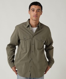 AVIREX | BASIC ARMY POPLIN L/S SHIRT / ベーシック アーミー ポプリン 長袖 シャツ / AVIREX / アヴィレックス(シャツ/ブラウス)