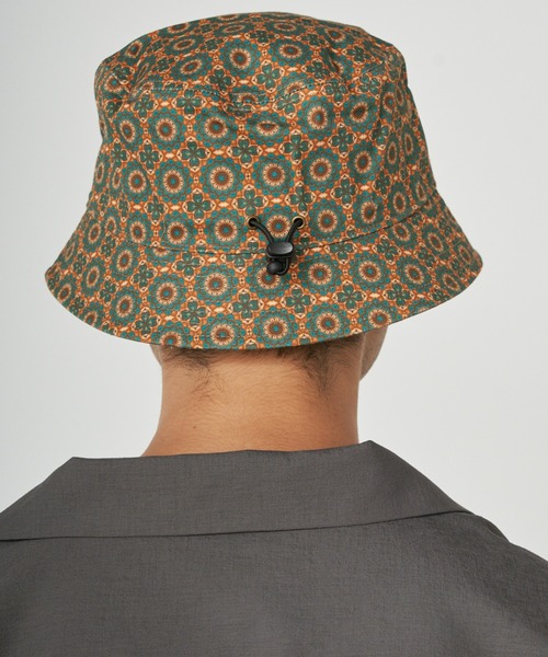 CIAOPANIC TYPY（チャオパニックティピー）の「バティック&ペイズリー柄バケットハット（ハット・メンズ・オレンジ/ブルー・ONE SIZE）」の10枚目の写真