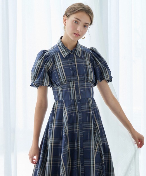 【アンドクチュール】コルセットシャツワンピース セール】コルセットシャツワンピース（ワンピース）｜AND