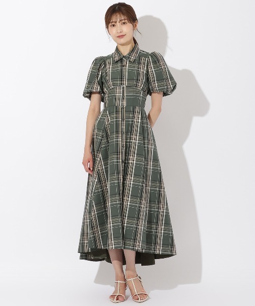 【アンドクチュール】コルセットシャツワンピース セール】コルセットシャツワンピース（ワンピース）｜AND