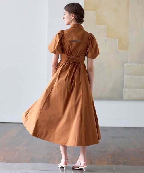 【アンドクチュール】コルセットシャツワンピース AND COUTURE（アンドクチュール）の「コルセットシャツ