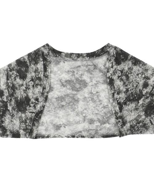 Figments（フィグメンツ）の「タイダイ柄サマーボレロカーデ（カーディガン/ボレロ・レディース・ブラック・FREE）」の13枚目の写真