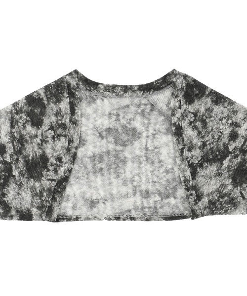 Figments（フィグメンツ）の「タイダイ柄サマーボレロカーデ（カーディガン/ボレロ・レディース・ブラック・FREE）」の3枚目の写真