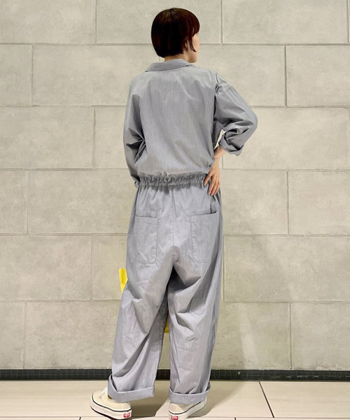 JOURNAL STANDARD LUXE ムジ ストライプ オールインワン セール】ムジ.ストライプ オールインワン（その他パンツ