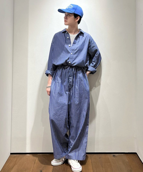 journal standard luxe ストライプ　オールインワン JOURNAL STANDARD LUXE（ジャーナルスタンダード ラックス）の