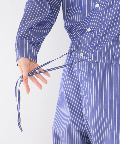 セール】ムジ.ストライプ オールインワン（その他パンツ