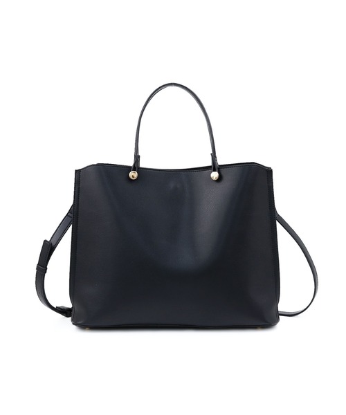 MIAN （ミアン）の「【MIAN】A4横型2Wayバッグ CLIVIA 2231-113-1（ハンドバッグ・レディース・モカ/ブラウン/ブラック/グレー/アイボリー・FREE）」の7枚目の写真