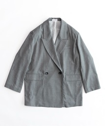 Over Medium Pinstripe Jacket/オーバーミディアムピンストライプ 