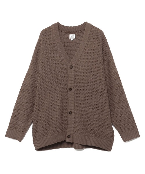 ＪＵＧＬＡＮＳ（ユグランス）の「Revo.　ワッフル編み　カーディガン（カーディガン/ボレロ・メンズ・グリーン/ブラック/オレンジ/グレー・L/M）」の16枚目の写真