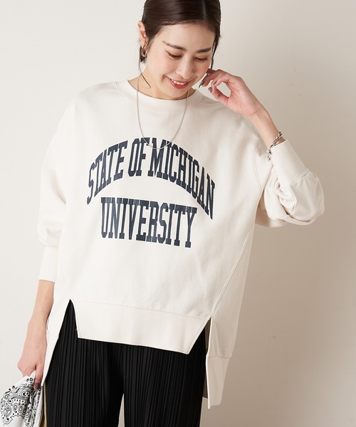 CIAOPANIC TYPY(チャオパニックティピー)の「スウェットカットソー(スウェット・レディース・イエロー・ONE SIZE)」の6枚目の写真
