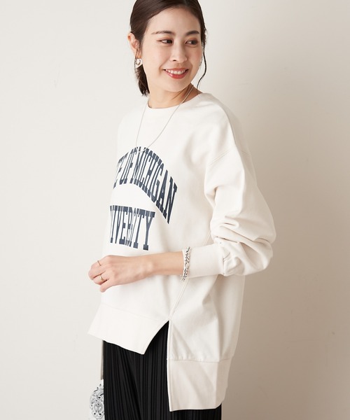 CIAOPANIC TYPY(チャオパニックティピー)の「スウェットカットソー(スウェット・レディース・イエロー・ONE SIZE)」の7枚目の写真