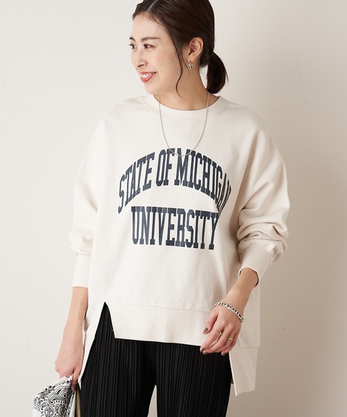 CIAOPANIC TYPY(チャオパニックティピー)の「スウェットカットソー(スウェット・レディース・イエロー・ONE SIZE)」の8枚目の写真