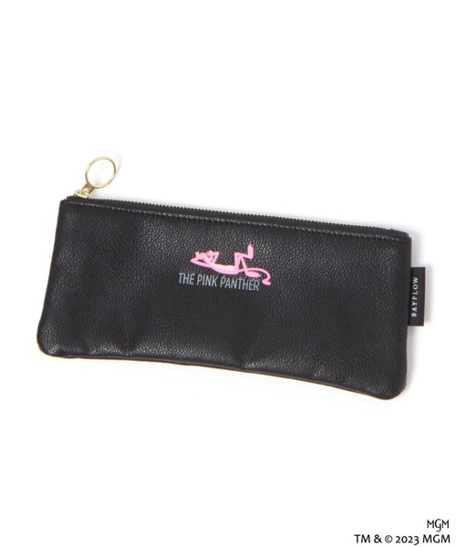 BAYFLOW（ベイフロー）の「[上品な質感♪]【PINK PANTHER(ピンクパンサー)×BAYFLOW】ペンケース（ステーショナリー・レディース・ブラック/ベージュ・0）」の3枚目の写真