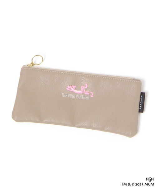 BAYFLOW（ベイフロー）の「[上品な質感♪]【PINK PANTHER(ピンクパンサー)×BAYFLOW】ペンケース（ステーショナリー・レディース・ブラック/ベージュ・0）」の4枚目の写真