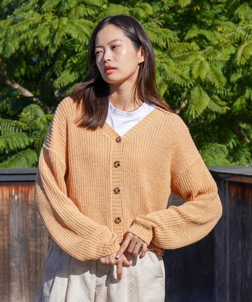 【祝開店！大放出セール開催中】 セール】CARDIGAN/ROIAL(ロイアル）ショート丈リブニット トップス
