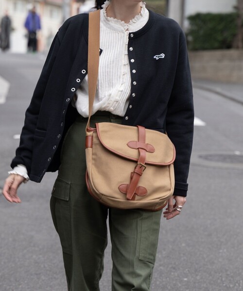 FREAK'S STORE（フリークスストア）の「TOWN CRAFT × FREAK'S STORE/タウンクラフト 別注 コンパクト カーディガン（カーディガン/ボレロ・レディース・ブラウン/その他13/ピンク/ブラック/ナチュラル・ﾌﾘ-）」の2枚目の写真