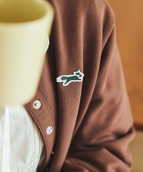 FREAK'S STORE（フリークスストア）の「TOWN CRAFT × FREAK'S STORE/タウンクラフト 別注 コンパクト カーディガン（カーディガン/ボレロ・レディース・ブラウン/その他13/ピンク/ブラック/ナチュラル・ﾌﾘ-）」の12枚目の写真