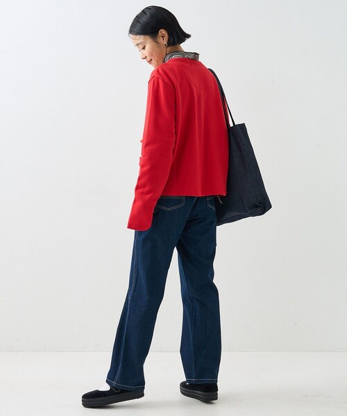 FREAK'S STORE（フリークスストア）の「TOWN CRAFT × FREAK'S STORE/タウンクラフト 別注 コンパクト カーディガン（カーディガン/ボレロ・レディース・ブラウン/その他13/ピンク/ブラック/ナチュラル・ﾌﾘ-）」の16枚目の写真