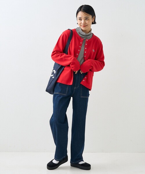 FREAK'S STORE（フリークスストア）の「TOWN CRAFT × FREAK'S STORE/タウンクラフト 別注 コンパクト カーディガン（カーディガン/ボレロ・レディース・ブラウン/その他13/ピンク/ブラック/ナチュラル・ﾌﾘ-）」の18枚目の写真